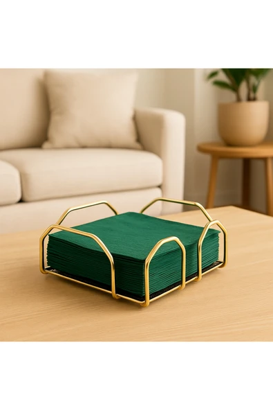 2'li Özel Tasarım Kare Peçetelik - Resim 2