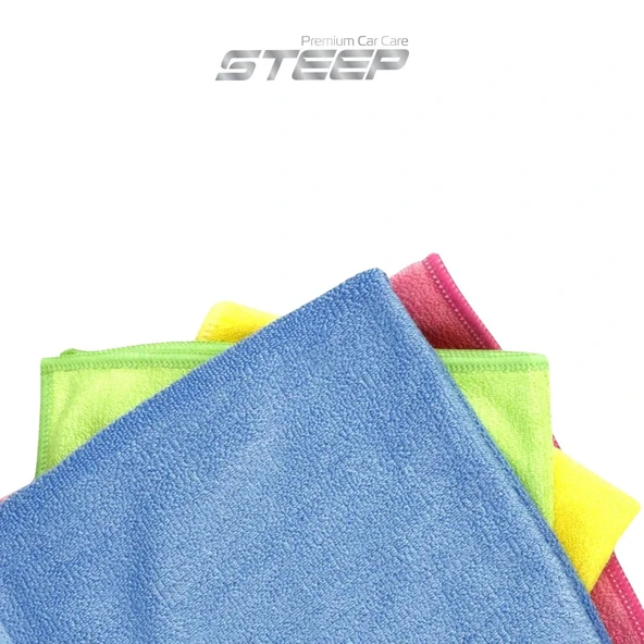 STEEP Ultimate Kalite Mikrofiber 40x40cm Temizlik Bezi 4 Adet - Resim 6