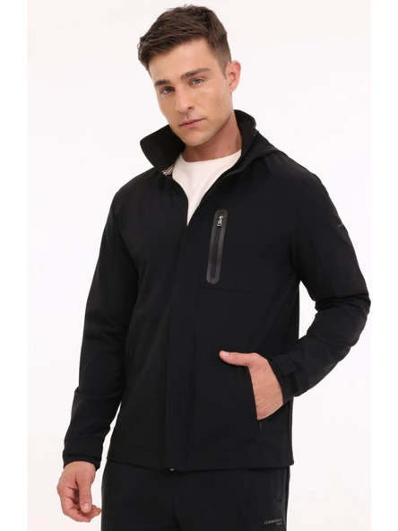 LUMBERJACK ZUHN 4PR SİYAH İNCE POLYAMİD MEVSİMLİK CASUAL MONT - Resim 3