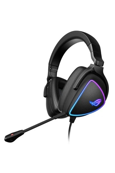 Asus ROG Delta S RGB 7.1 Type-C Kablolu Kulak Üstü Oyuncu Kulaklığı Teşhir ürün görseli 1