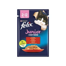 Felix Junior Tavuklu Yavru Kedi Konservesi Pouch 85gr ürün görseli 1