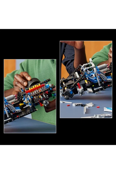 LEGO ® Technic™ Daha Hızlı Daha Öfkeli Nissan Skyline GT-R (R34) 42210- 18+Model Yapım Seti (1410P) - Resim 7