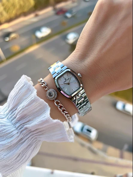 Daniel Klein Vintage Seri Küçük Kasa 2 Yıl Garantili 3 Atm Kadın Kol Saati+Bileklik BFF.14117.1 - Resim 2