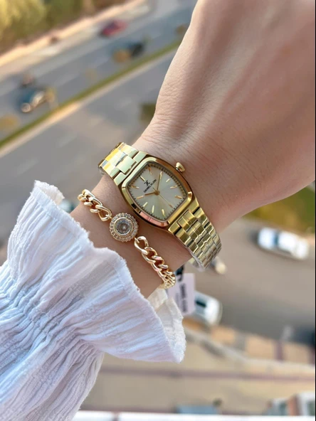 Daniel Klein Vintage Seri Küçük Kasa 2 Yıl Garantili 3 Atm Kadın Kol Saati+Bileklik BFF.14117.3 - Resim 2