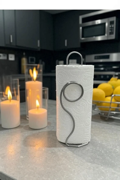 2 'li Rulo Peçetelik, Kağıt Havlu Tutacağı - Resim 2