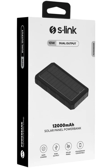 S-Link SL-P120 12000mAh PRM USB+TypeC Powerbank - Resim 2