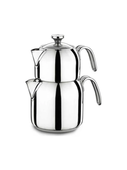 Korkmaz A047 Alia Çelik Çaydanlık Takımı ürün görseli