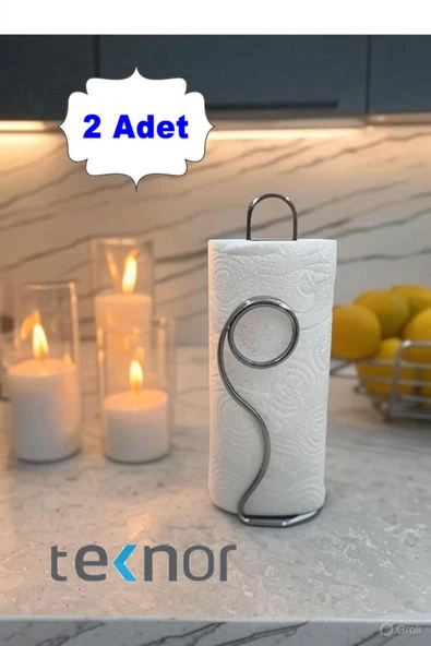 2 'li Rulo Peçetelik, Kağıt Havlu Tutacağı ürün görseli 1