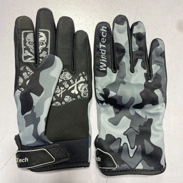 WindTech Gri Kamuflaj Desen 2XLarge Beden Eldiven ürün görseli