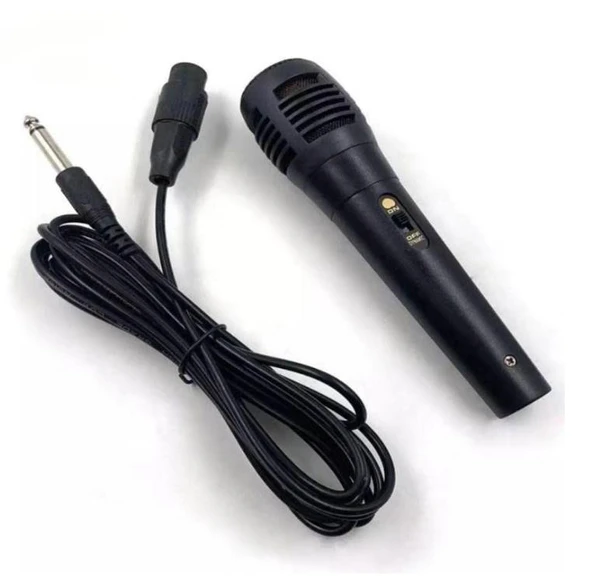 Speaker Hoparlör Mikrofonu Karaoke Kablolu Mikrofon 6.5mm Jack Girişli ürün görseli