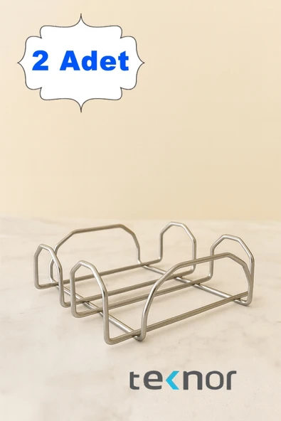 2'li Özel Tasarım Kare Peçetelik ürün görseli 1