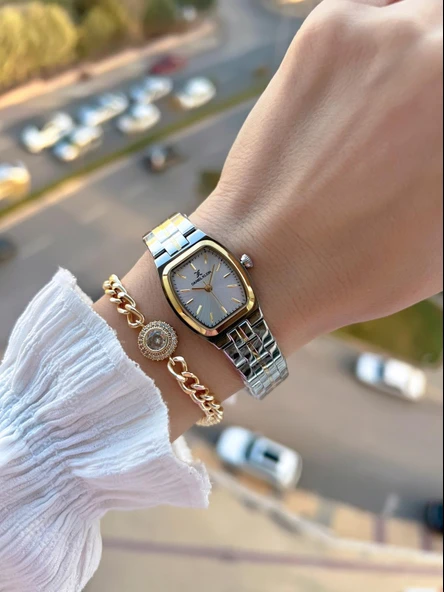 Daniel Klein Vintage Seri Küçük Kasa 2 Yıl Garantili 3 Atm Kadın Kol Saati+Bileklik BFF.14117.4 ürün görseli