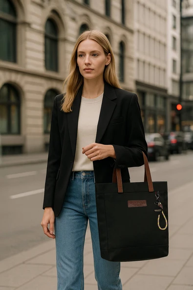 Unisex Kanvas Tote Çanta ürün görseli 1