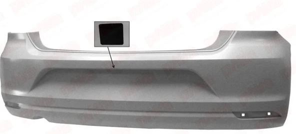 Vag Arka Tampon Sol Egzoz Cikis Astarlı Polo 14> - Eurostamp 153.28.9621 ürün görseli