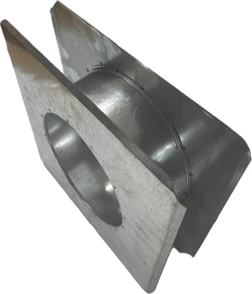 KONTEYNER SOBA BORU ÇIKIŞ ZIVANASI KARE İZOCAMLI 13CM ürün görseli 1