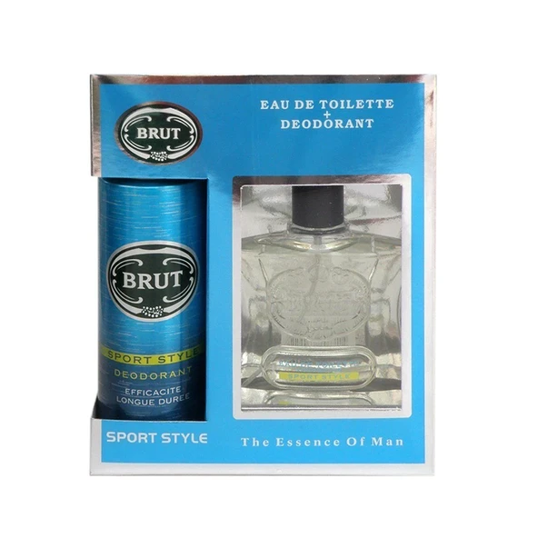 Brut Sport Style EDT 100 ml + Deodorant 200 ml Erkek Parfüm Seti ürün görseli
