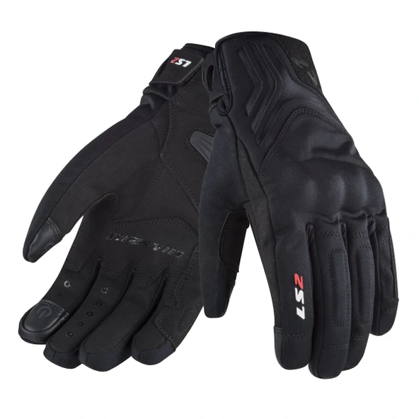 LS2 JET 2 WATERPROOF ELDİVEN SİYAH ürün görseli 1