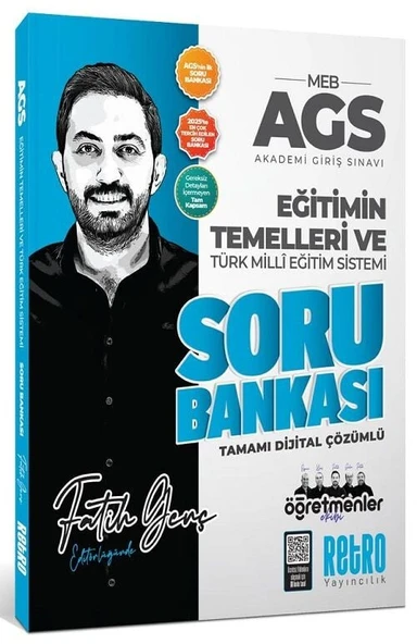 Retro 2026 MEB-AGS Eğitimin Temelleri ve Türk Milli Eğitim Sistemi Öğretmenler Ekibi Soru Bankası Çözümlü - Fatih Genç Retro Yayıncılık ürün görseli 1