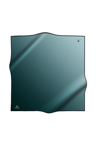 % 57 İPEK % 43 VİSKON Twill İpek Degrade Desenli Mint Yeşili Renkli 90x90 Eşarp Dikim Şekli : El Dikişi - Resim 2