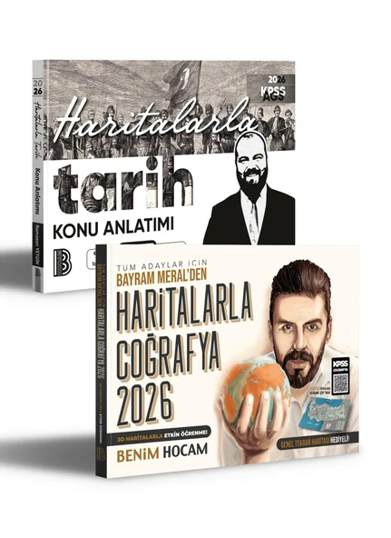 2026 Haritalarla Tarih - Haritalarla Coğrafya Konu Anlatımı Seti Benim Hocam Yayınları ürün görseli