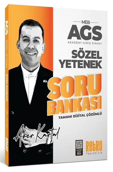 Retro 2026 MEB-AGS Sözel Yetenek Soru Bankası Çözümlü - Aker Kartal Retro Yayıncılık ürün görseli 1