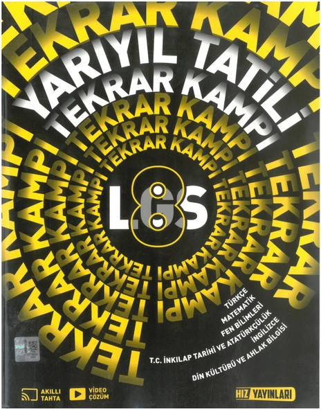 Hız Yayınları 8. Sınıf Yarıyıl Tatili Tekrar Kampı Yeni ürün görseli