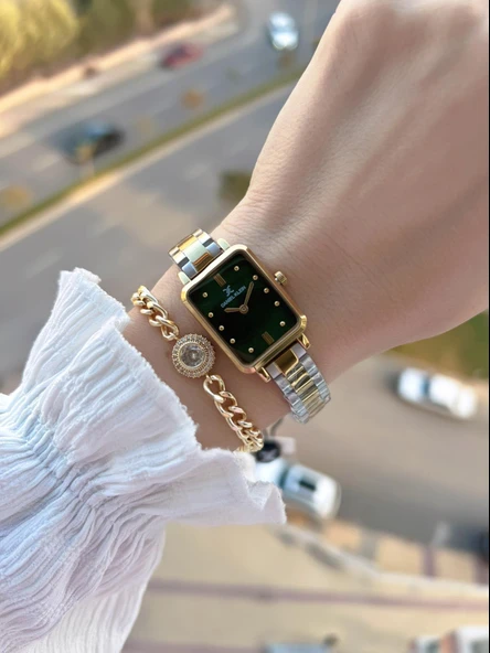 Daniel Klein Vintage Seri Kümüş Kasa 2 Yıl Garantili 3 Atm Kadın Kol Saati+Bileklik BFF.10866.4 - Resim 2