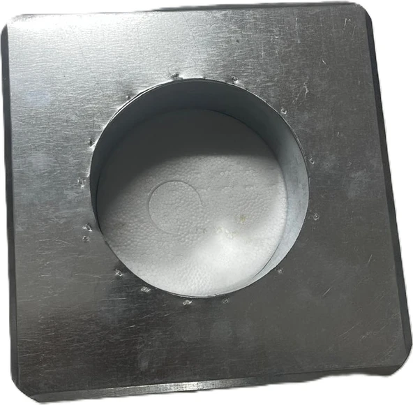 KONTEYNER SOBA BORU ÇIKIŞ ZIVANASI KARE İZOCAMLI 13CM - Resim 2