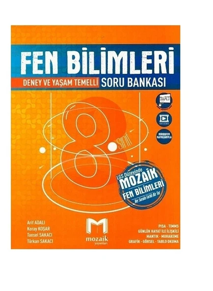 Mozaik Yayınları 8. Sınıf Fen Bilimleri Soru Bankası - Resim 2