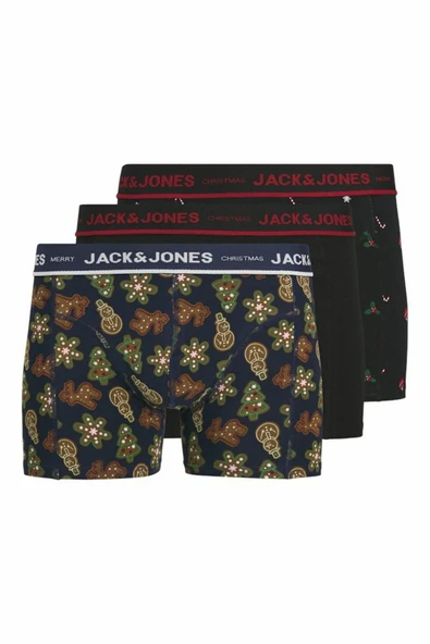Jack Jones Gıngerbread 3 Lü Paket Erkek Boxer 12285149 ürün görseli