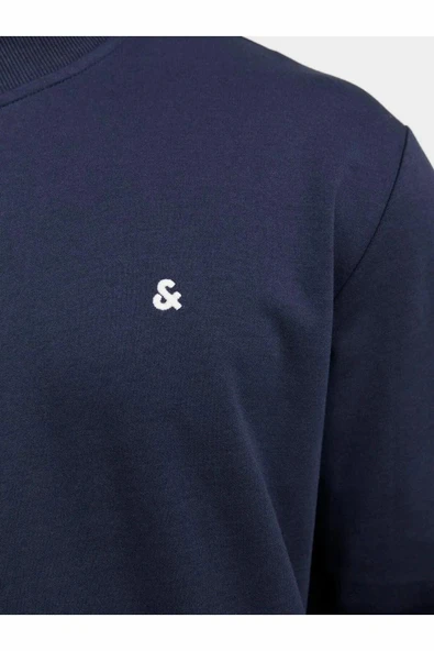 Jack Jones Paulos Büyük Beden Erkek Sweat 12253745 - Resim 6