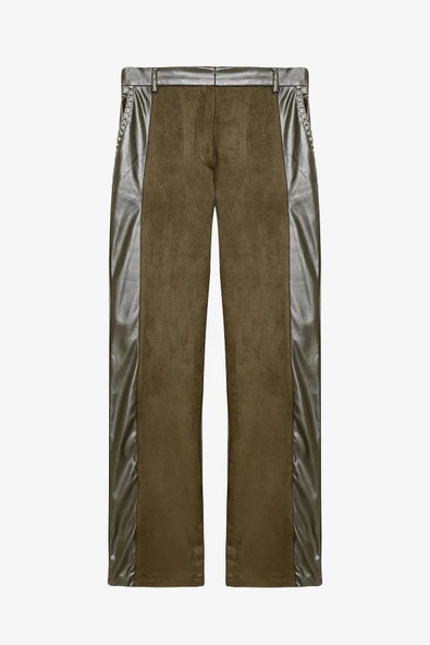 Quzu Çoban Dikiş Detaylı Matchli Kadın Pantolon - Resim 2