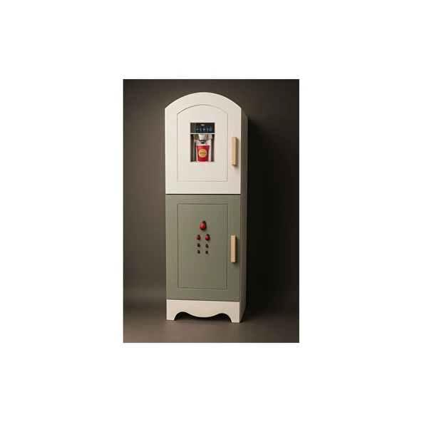 Eğitici Ahşap Buzdolabı Çocuk Gelişimine Destekleyici 3 Yaş Üstü ürün görseli 1