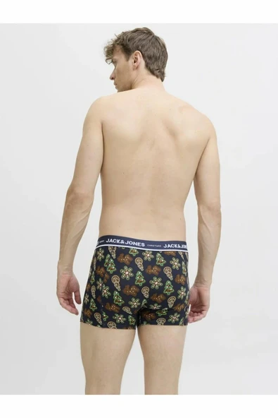 Jack Jones Gıngerbread 3 Lü Paket Erkek Boxer 12285149 - Resim 3