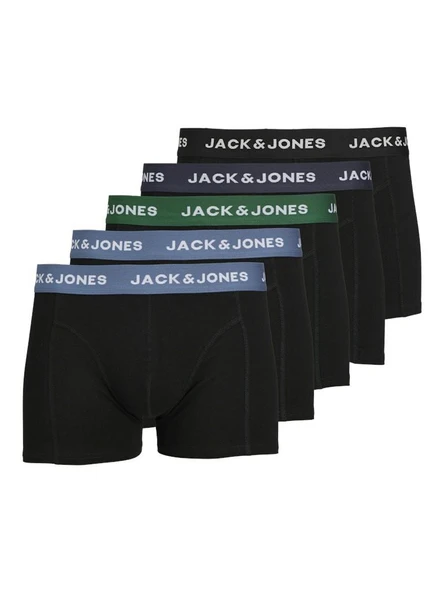 Jack Jones Solıd 5 Li Paket Erkek Boxer 12254366 ürün görseli