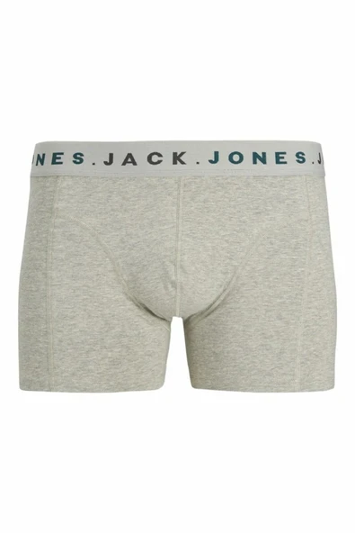 Jack Jones Bennett Solıd 3 Lü Paket Erkek Boxer 12285142 - Resim 4