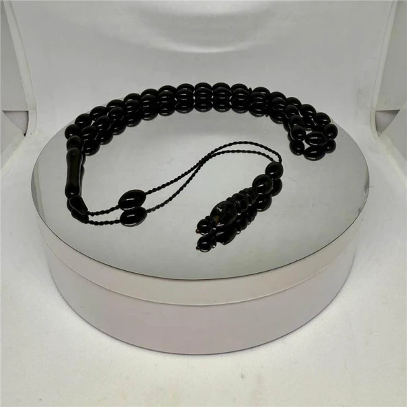 Tesbih TSBH0193HK Sistemli Sade Beyzi Kesim Erzurum Oltu Tesbih - Resim 2