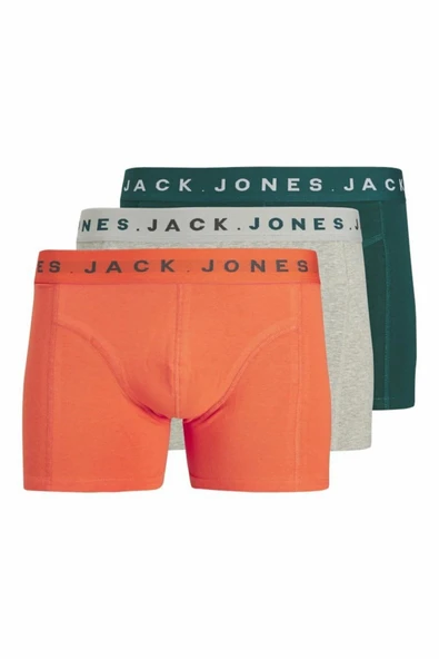 Jack Jones Bennett Solıd 3 Lü Paket Erkek Boxer 12285142 ürün görseli