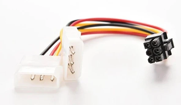PrimeX PX-4583 6 Pin 4 Pin Molex Power Pci-e Ekran Kartı Kablosu, 6 Pin ekran Kartı kablosu ürün görseli 1