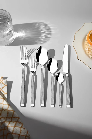 Nehir maria 72 parça çatal kaşık bıçak takımı - çatal kaşık bıçak seti 12 kişilik ürün görseli 1