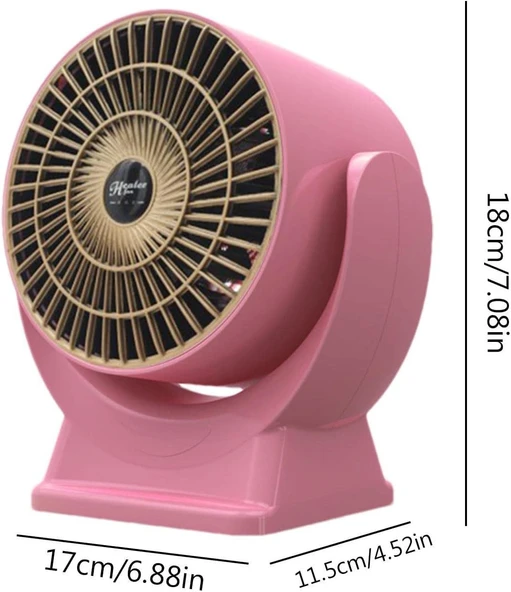 Toddlers Küçük Alan Isıtıcı - İç Mekan Kullanımı için Hızlı Isıtma Mini Elektrikli Uzay Isıtıcıları,Ev Yatak Odası Ofis Masası için 800W Yüksek Çıkışlı Isıtıcı - Resim 4