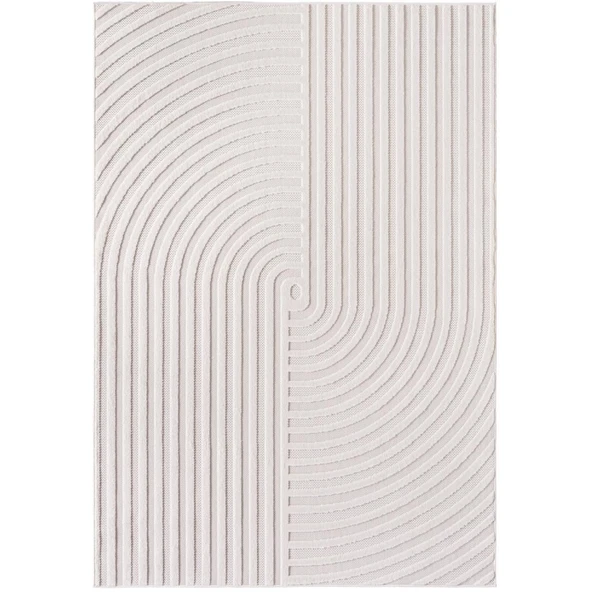 Modern Bohem Krem Salon Mutfak İç Dış Mekan Teras Balkon Oda Çocuk Halısı - Resim 6