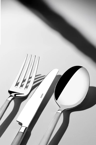 Nehir maria 72 parça çatal kaşık bıçak takımı - çatal kaşık bıçak seti 12 kişilik - Resim 2