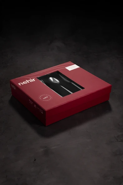 Nehir maria 72 parça çatal kaşık bıçak takımı - çatal kaşık bıçak seti 12 kişilik - Resim 4