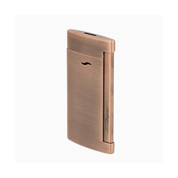 S.T. Dupont 027809 SLIM 7 Brushed Copper Çakmak - Resim 2