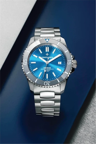 Venezianico Kurmalı Otomatik Erkek Kol Saati - 4521501C Nereide Tungsteno - Resim 4