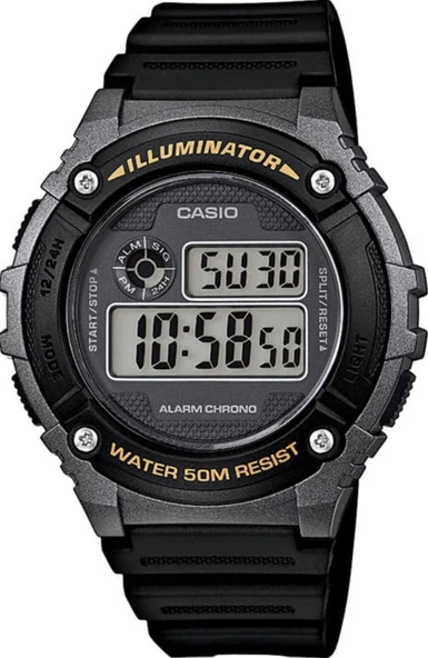 Casio W-216H-1BVDF-D Kol Saati - Resim 2
