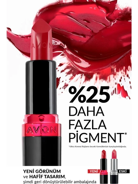 Avon Ultra Kremsi Ruj - Red Supreme ürün görseli