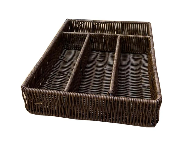 Rattan Örme Çekmece İçi Kaşıklık Organizer - Resim 2