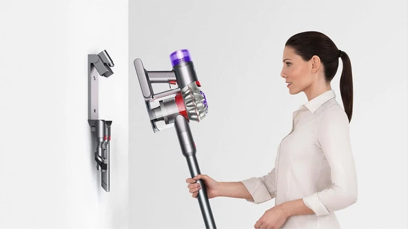 Dyson V8 Absolute Total Şarjlı Dikey Süpürge Gümüş - Sarı - Resim 5